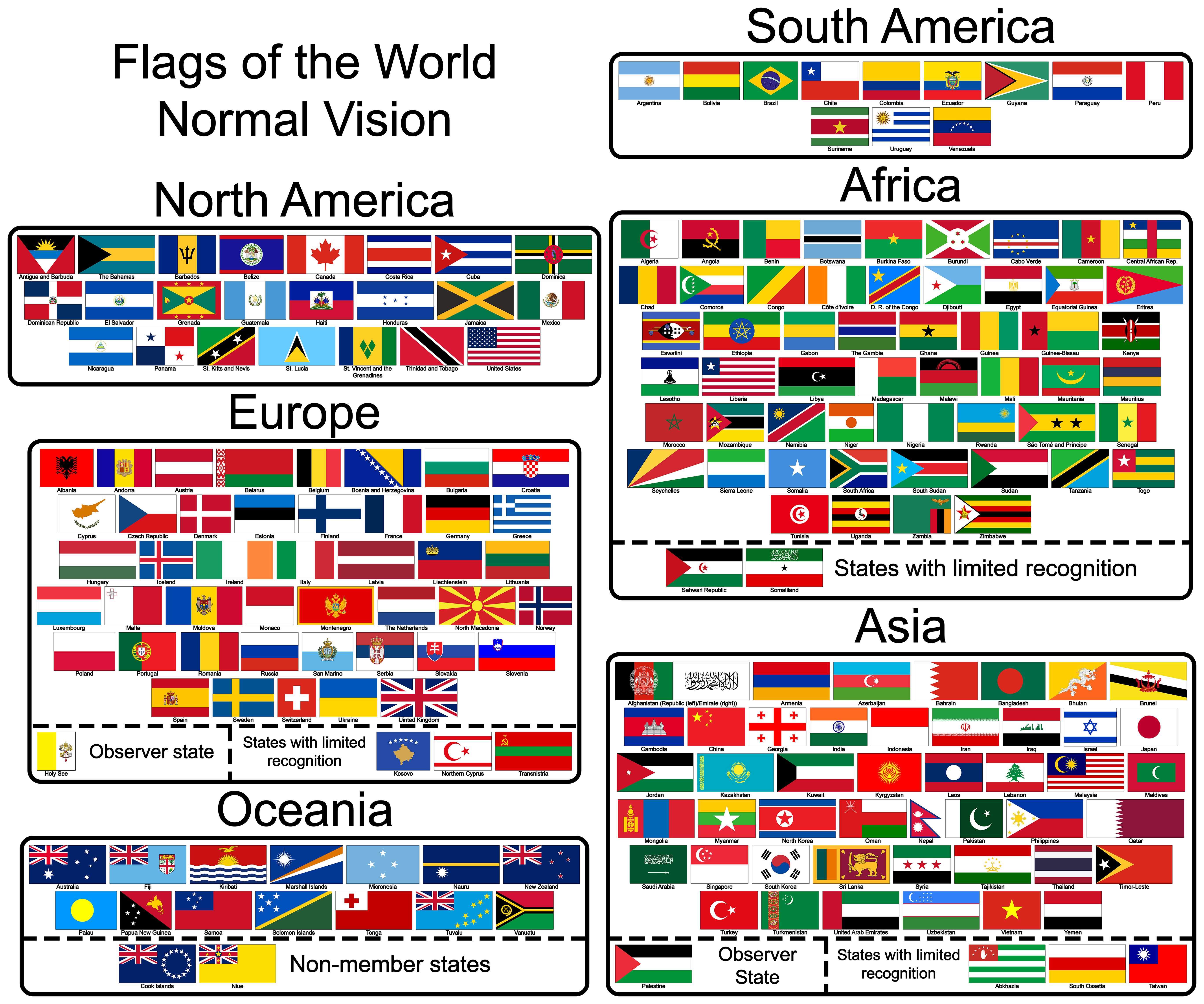 Emoji Salon Flags Normal